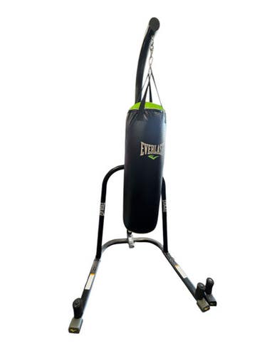 Used Everlast EVERSTRIKE BAG AND STRAND Boxing Heavy Bag Black 50 lb 11849-S000034764