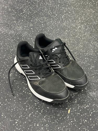 Used Adidas Mens Golf Shoes Black Senior 8 11849-S000034748
