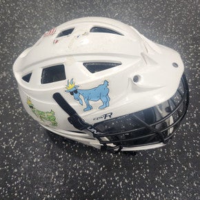 Used Cascade CPVR Lacrosse Helmet White One Size 11849-S000034733