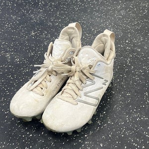 Used New Balance LAX Cleats Mens White Senior 8.5 11849-S000034847