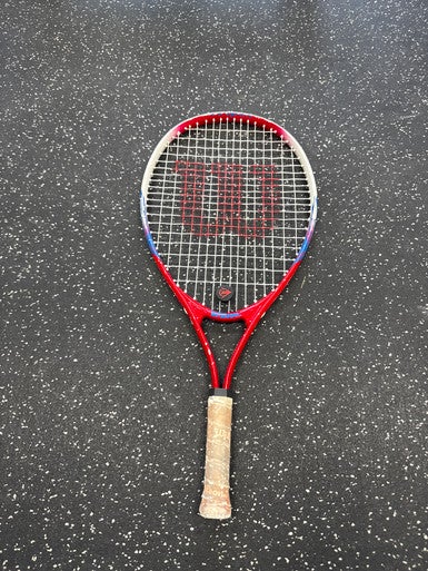 Used Wilson E2 Junior Tennis Racquet Red 25" 11849-S000034812