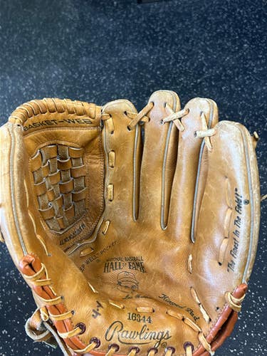 Used Rawlings 16344 HALL OF FAME BB/SB Glove RH Throw Brown 13" 11849-S000034803