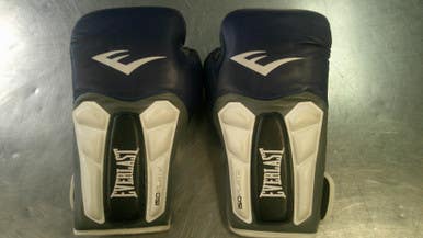 Used Everlast Heavy Bag Gloves Navy Blue MD 11868-S000066985