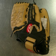 Used Rawlings PLAYER PREF BB/SB Glove RH Throw Black 12" 11868-S000066971