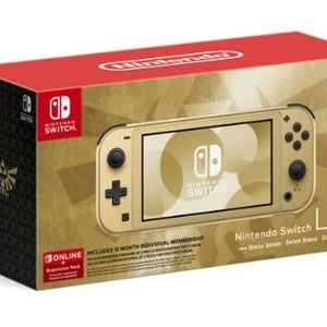 New Nintendo Switch Lite Gold Hyrule Edition with 12M Online
