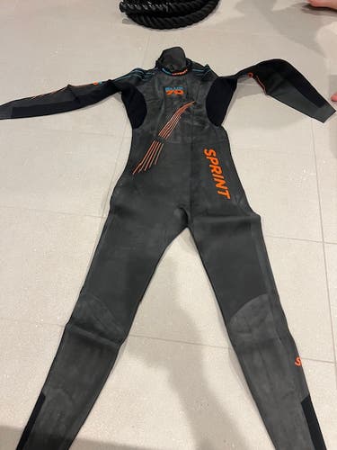 Men's Longsleeve Springsuit L/S Small Blue Wetsuit (New)