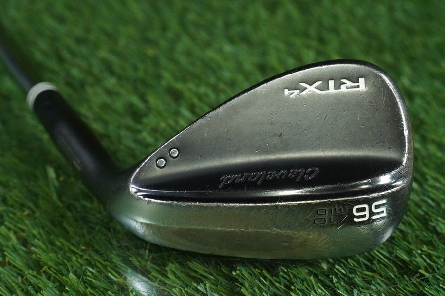 CLEVELAND RTX-4 56 10 MID WEDGE SAND TRUE TEMPER DYNAMIC GOLD S400 STIFF RH