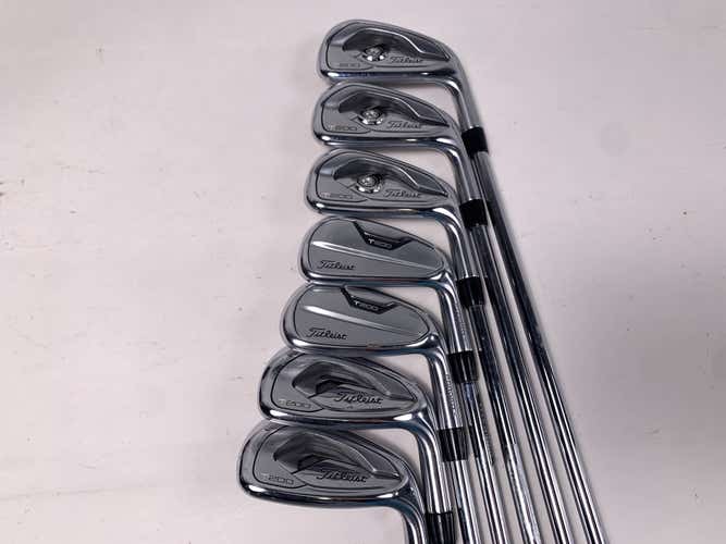 Titleist T200 Iron Set 4-PW True Temper AMT S300 Black Stiff Steel Mens RH