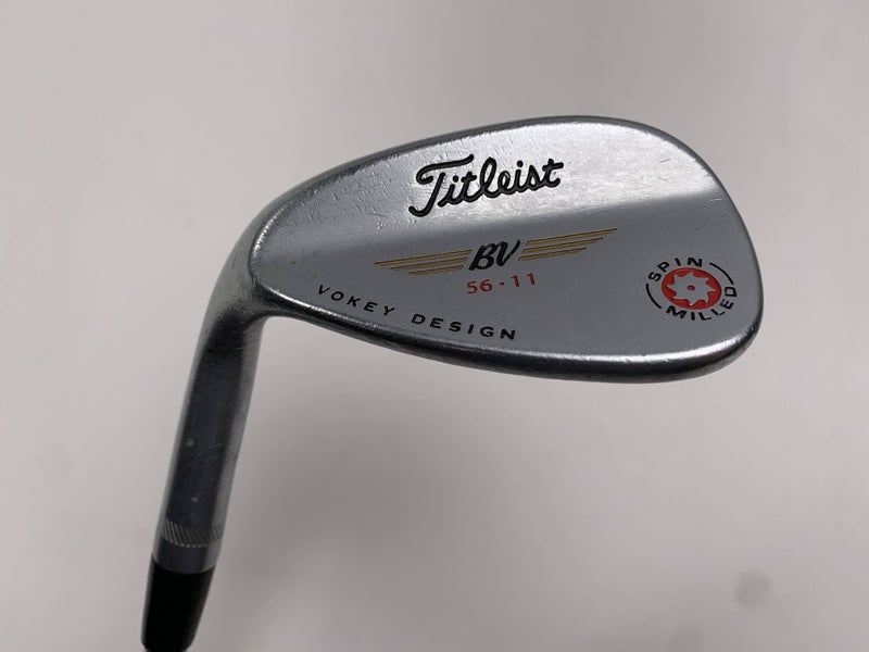 Titleist Vokey Spin Milled CC Black Sand Wedge SW 56* 11 Bounce Wedge Mens LH