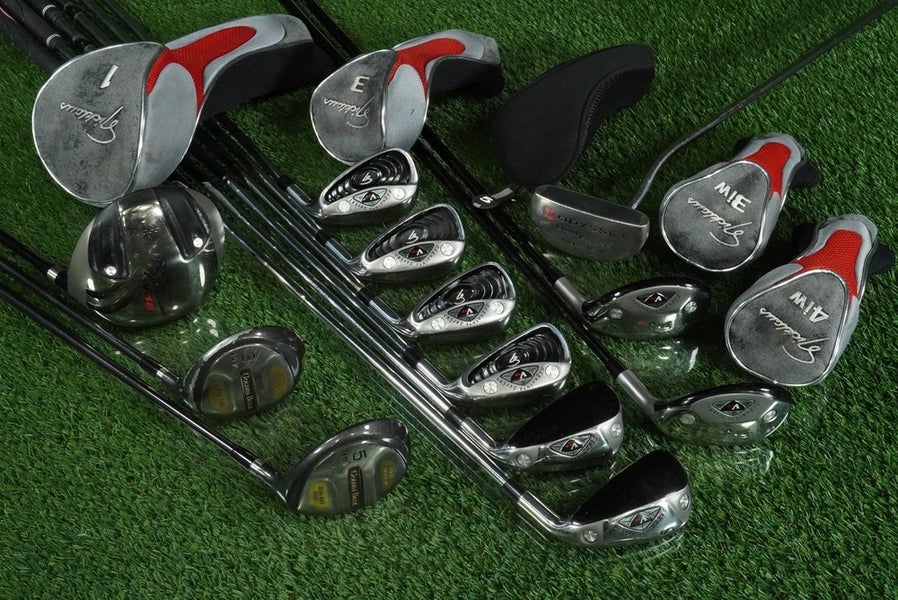 NICKLAUS V18 GOLF SET 17pc. MEN'S MID-FLEX GRAPHITE & ODYSSEY PUTTER ~ WOW!!