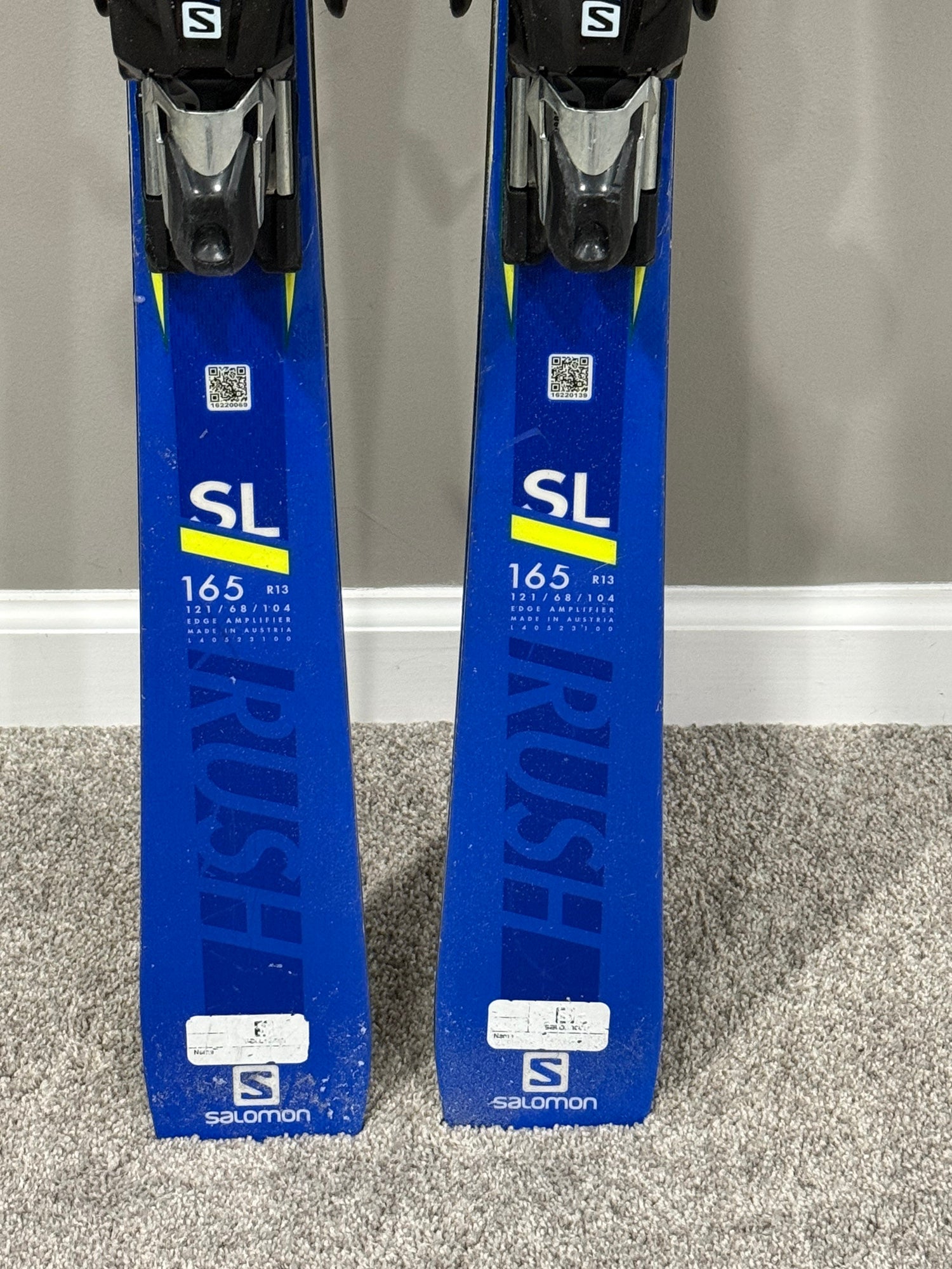 SALOMON S/RACE RUSH SL 165cm 19-20年 X12 Salomon Race Rush Gs Ski 