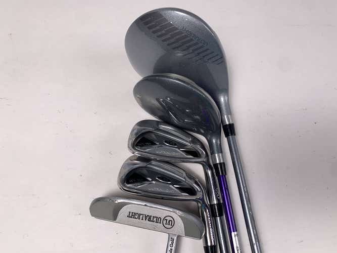 US Kids WT-15S Club Set Driver 3W 8 PW Putter Ultralight 54" Youth RH