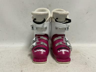 Used Lange STARLET Girls DH Ski Boot Pink 170 MP - Y10 11855-S000196948