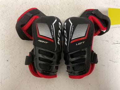 Used CCM JETSPEED EDGE Junior Elbow Pads Black LG 11855-S000196937