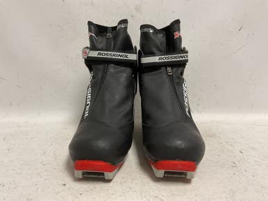 Used Rossignol X-6 COMBI Mens NNN XC Ski Boots Black M 09.5 / W 09.5-10 11855-S000196923