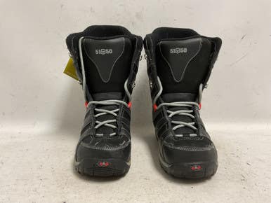 Used 5150 BRIGADE Boys Snowboard Boots Black And Red Junior 04 11855-S000196921