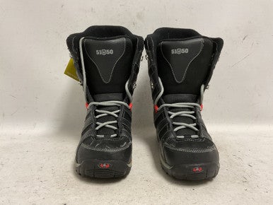 Used 5150 BRIGADE Boys Snowboard Boots Black And Red Junior 04 11855-S000196921