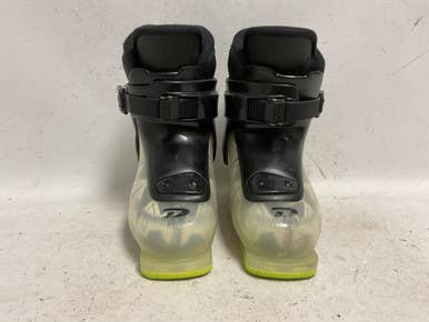 Used Dalbello MENACE 1.0 Boys DH Ski Boot Black And Optic Yellow 185 MP - Y12 11855-S000196915