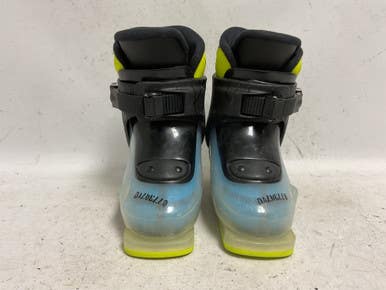 Used Dalbello YETTI 1 Boys DH Ski Boot Black And Carolina Blue 160 MP - Y09 11855-S000196916