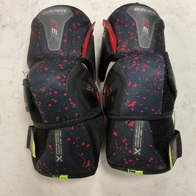 Used Bauer VAPOR 3X Intermediate Elbow Pads Black And Red LG 11855-S000196891