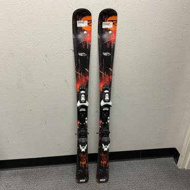 Used Rossignol SCIMITAR Boys DH Ski/Binding Black 120 cm 11855-S000196886
