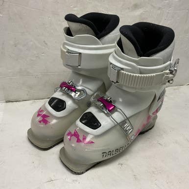 Used Dalbello GAIA 2 Girls DH Ski Boot White 215 MP - J03 11855-S000196863