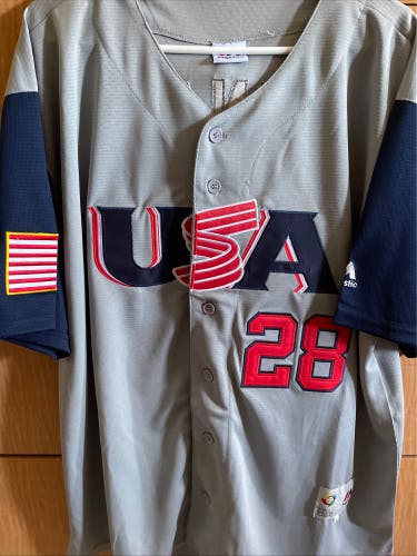 Team USA Baseball Olympics Jersey WBC Men's Large