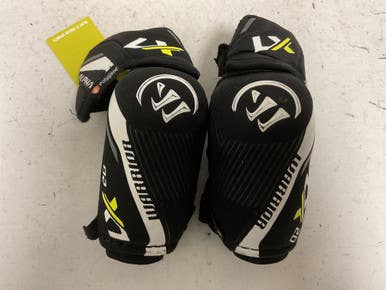 Used Warrior ALPHA LX20 Junior Elbow Pads Black And Neon Green SM 11855-S000197151