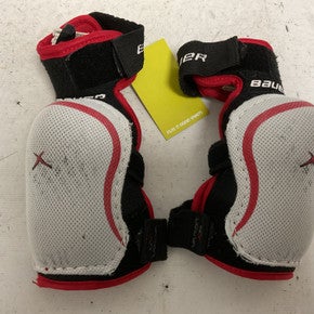 Used Bauer VAPOR X20 Junior Elbow Pads White/Black/Red SM 11855-S000197152