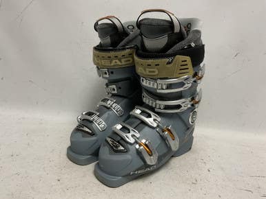 Used Head S8 Womens DH Ski Boot Carolina Blue 225 MP - J04.5 - W5.5 11855-S000197130