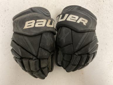 Used Bauer VAPOR X800 LITE Junior Gloves Black And Red 11" 11855-S000197120