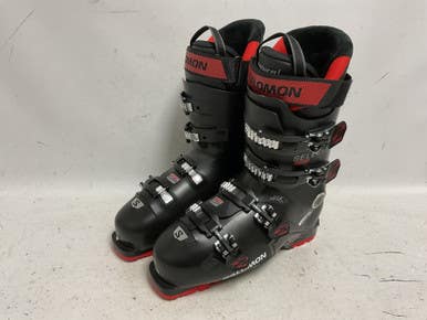 Used Salomon SELECT HV 90 Mens DH Ski Boot Black And Red 280 MP - M10 - W11 11855-S000197112