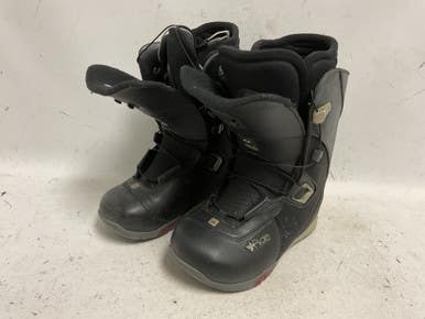 Used Ride SAGE-W Womens Snowboard Boots Black Senior 6.5 11855-S000197039