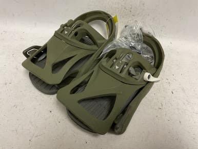 Used Burton STEP-ON Womens Binding Only Olive Green M/L 11855-S000197031
