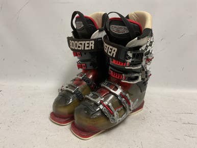 Used Dalbello VIPER 10 Mens DH Ski Boot Black And Wine Red 255 MP - M07.5 - W08.5 11855-S000197029