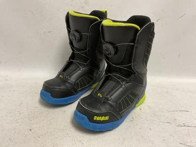 Used ThirtyTwo KIDS BOA Boys Snowboard Boots Black Junior 05 11855-S000197004