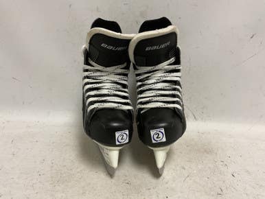 Used Bauer SUPREME ONE20 Junior Hockey Skate White/Black/Yellow Junior 02 11855-S000196991