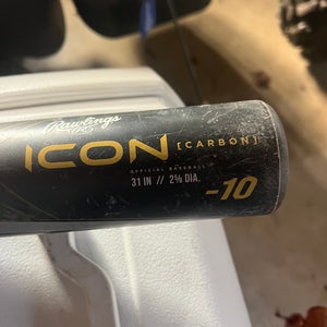 2023 Rawlings Icon Composite USABat Certified Bat (-10) 21 oz 31" (Used)