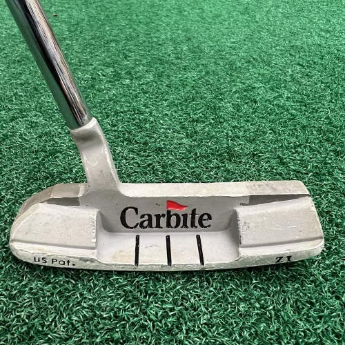 Carbite ZI Blade Putter Men's Right Hand Steel Shaft 36.5"