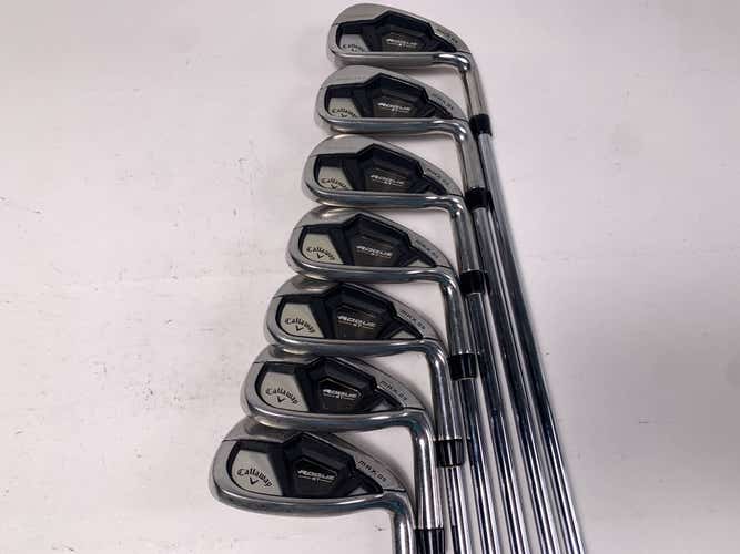 Callaway Rogue ST Max OS Iron Set 5-PW+GW  Elevate MPH 85g Regular Steel Mens RH