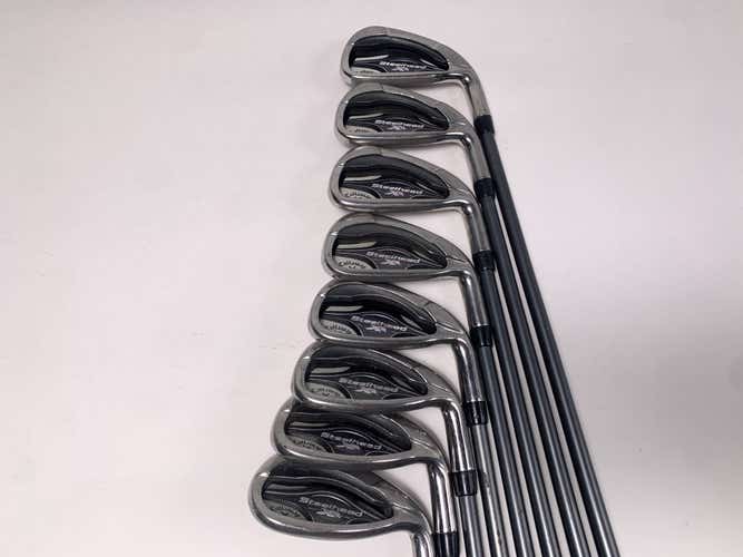 Callaway Steelhead XR Iron Set 4-PW+GW+SW Program F15 60g Regular RH No 9 iron
