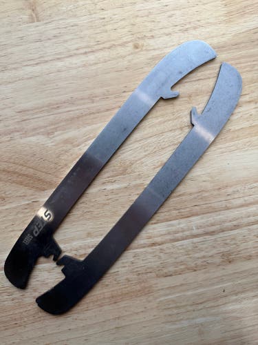 NHL Pro Stock 263 mm Used Step Steel Skate Blades / Runners