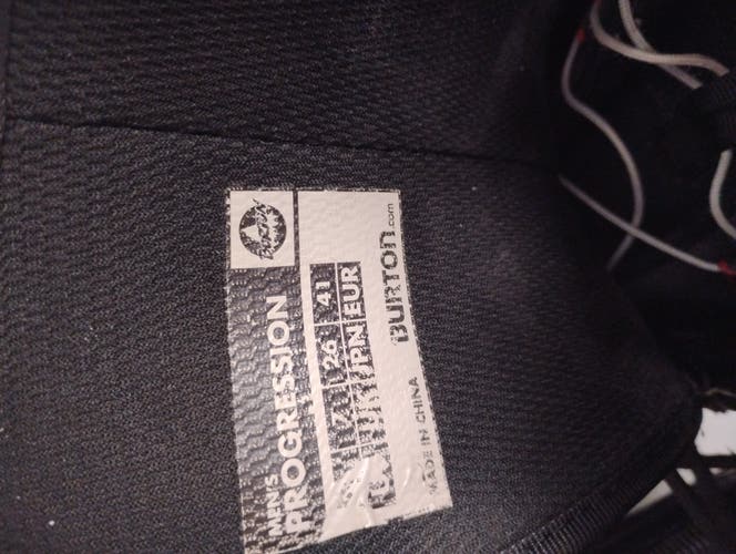 8 Burton Progression snowboard boots