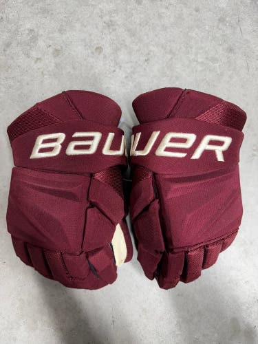 14” Bauer Vapor Hyperlite Arizona Coyotes Gloves Pro Stock (New) NHL