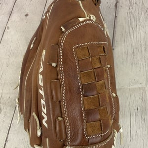 Easton CORE Fast-Pitch Series Youth Leather Baseball Glove 12.5" Brown White