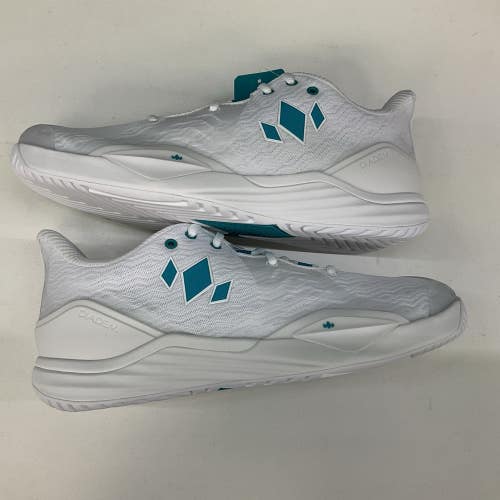 Diadem Court Burst Mens Size 10.5 And Womens Size 12 (White/Teal