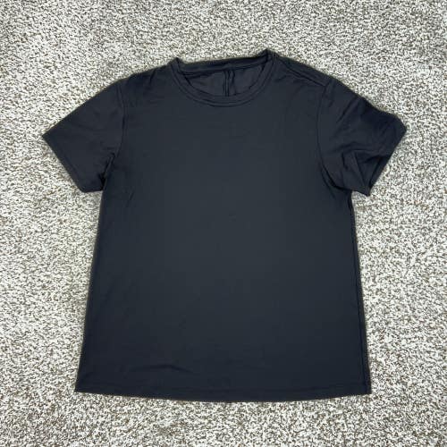 Lululemon Shirt Mens Medium Black Short Sleeve Athletic Performance Basic Tee