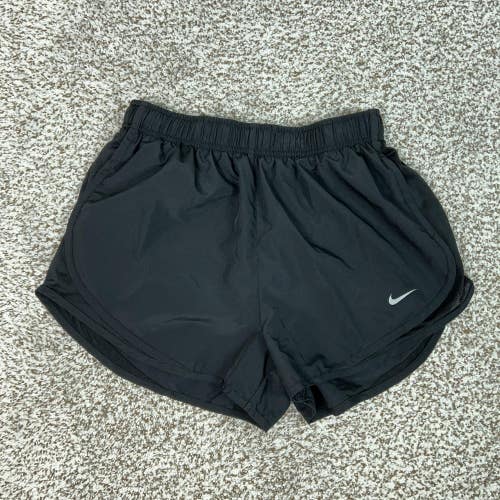 Nike Shorts Womens Medium Black Lined 3" Dri-FIT Running Athletic Tempo Gym