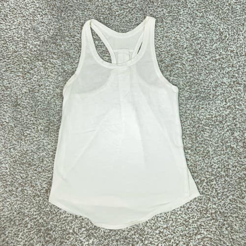 Lululemon Tank Top Womens Small White Racerback Lightweight Athletic Yoga Gym