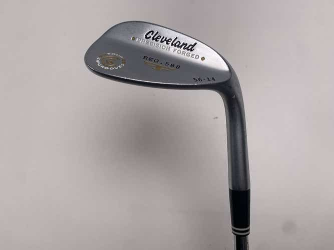 Cleveland 588 Chrome 2012 Sand Wedge SW 56* 14 Tour Concept Wedge Steel Mens RH